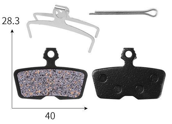 Дискові гальмівні колодки для велосипеда AVID / SRAM Code (2011-2014), SRAM Code R, SRAM Code RSC Напівметал А31НМ фото