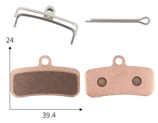 Дискові гальмівні колодки спечений метал Shimano Saint BR-M820, BR-M810,ZEE BR-M640,XT BR-M8120,BR-M8020 А17СМ фото